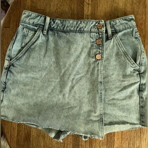 GAP Light Blue Denim Skort